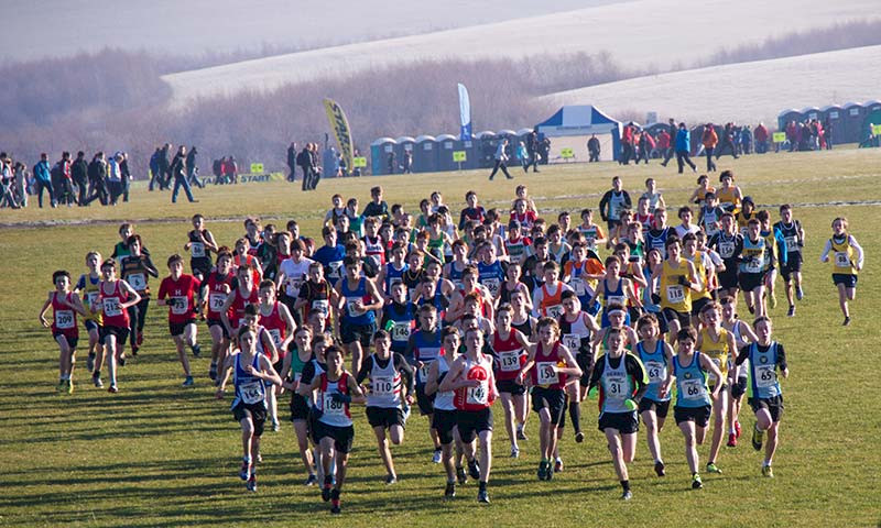 Cross country mass start